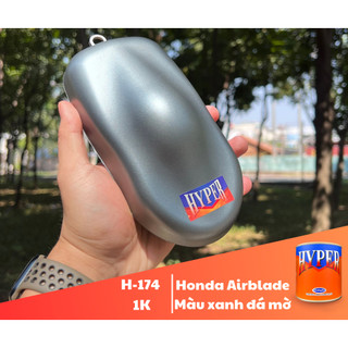 Sơn xe máy hyper màu xám xanh đen mờ honda airblade 2021 1k - 1 lít