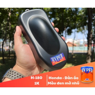 Sơn màu đen mờ muối tiêu 1K sơn dàn áo, lốc máy - 1 Lít
