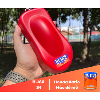 Sơn xe máy HYPER màu đỏ ánh cam mờ Honda Vario 1K (Code H-160) - 1Lít - Sơn lót nền bạc hoặc bạc hồng