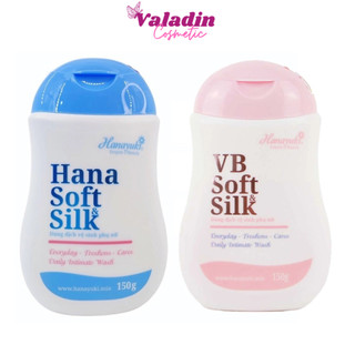 Nước rửa phụ khoa Hanayuki Xanh - Hồng 150ml - Ddvs phụ nữ