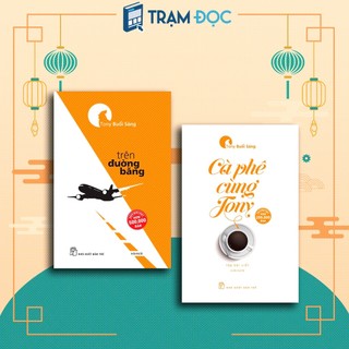 Sách - combo tony buổi sáng : cà phê cùng tony và trên đường băng