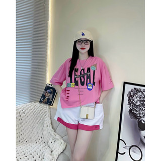 Set quần đùi áo in chữ bigsize 55-90kg