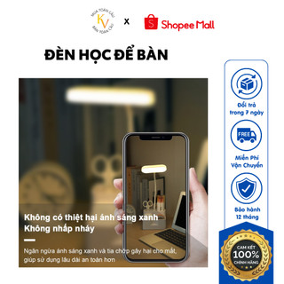 Đèn học để bàn mini, đèn led chống lóa, chống cận thị 4000mah ánh sáng trắng, nhỏ gọn tiện lợi có thể gấp gọn