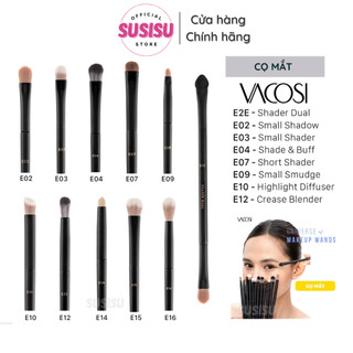 Cọ kẻ​ viền MẮT viền MÔI Vacosi | Cọ MẮT VACOSI đánh phấn, nhấn đuôi mắt chuyên nghiệp Pro Hàn Quốc