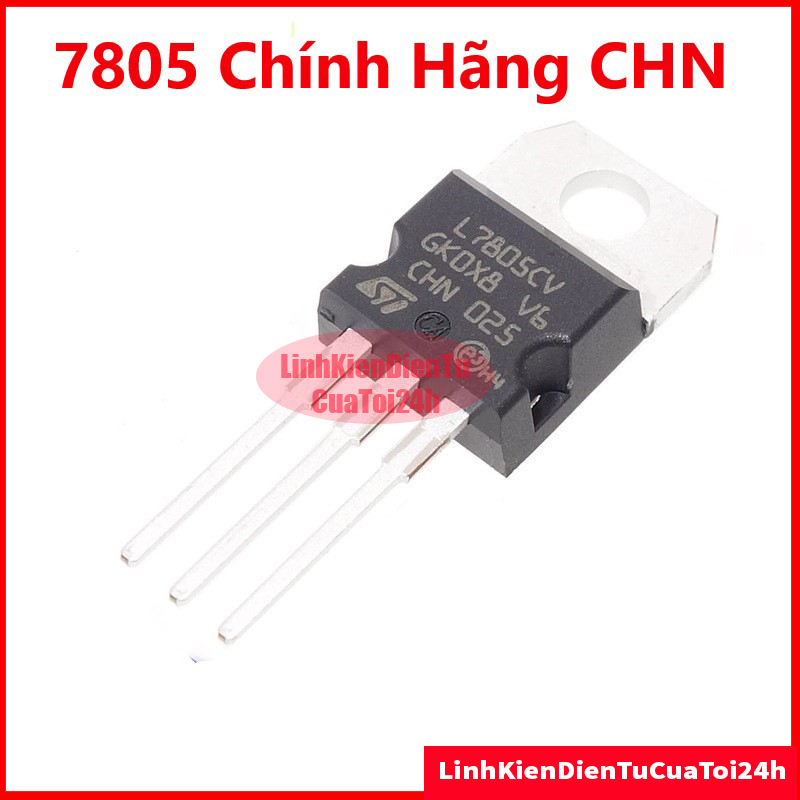 Gói 5 con - IC Ổn Áp Nguồn 5V 7805 L7805 L7805CV LM7805 7805CV 1.5A TO-220 Chân Cắm
