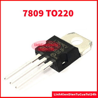 Ic ổn áp nguồn 9v 7809 l7809 l7809cv lm7809 7809cv 1.5a to-220 chân cắm