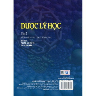 Sách - Dược lý học tập 2