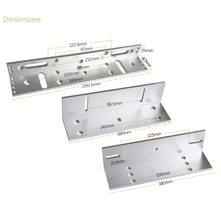 Bộ Gá ZL, Bát ZL Cho Khóa Điện Từ, Khóa Từ, Khóa Nam Châm 12V Lực Hút 280kg