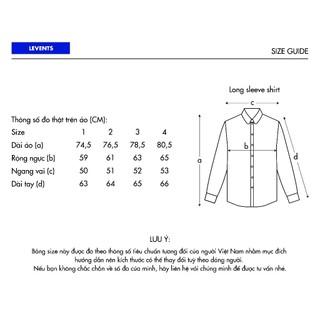 Áo Sơ Mi Levents Flannel Checked Long Sleeve/ Brown