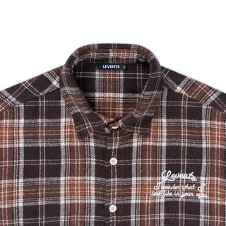 Áo Sơ Mi Levents Flannel Checked Long Sleeve/ Brown
