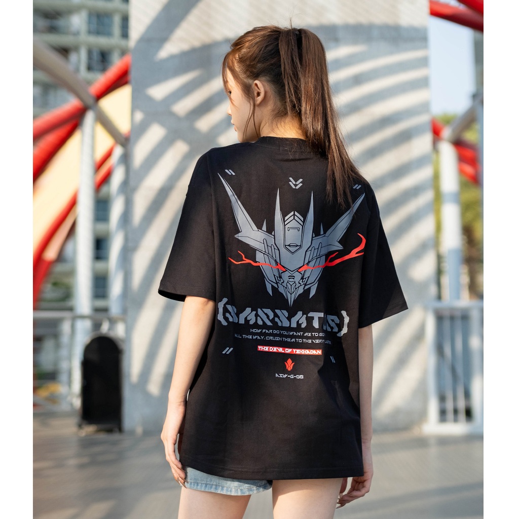 Áo thun Gundam Barbatos Nam Nữ Unisex Form Rộng Oversized | BigBuy360 - bigbuy360.vn