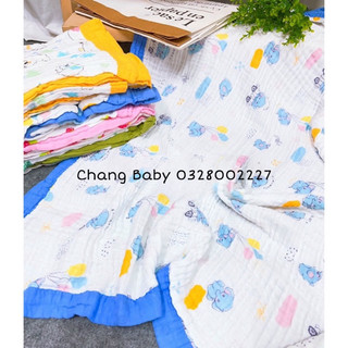 Chăn/ Mền Sợi Tre Aden Siêu Mềm 4 Lớp Cotton Cho Bé