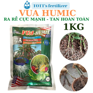 Humic acid,  TOTT's Fetilizer, vua humic chuyên dùng sầu riêng, thanh long, cà phê, tiêu gói 1kg
