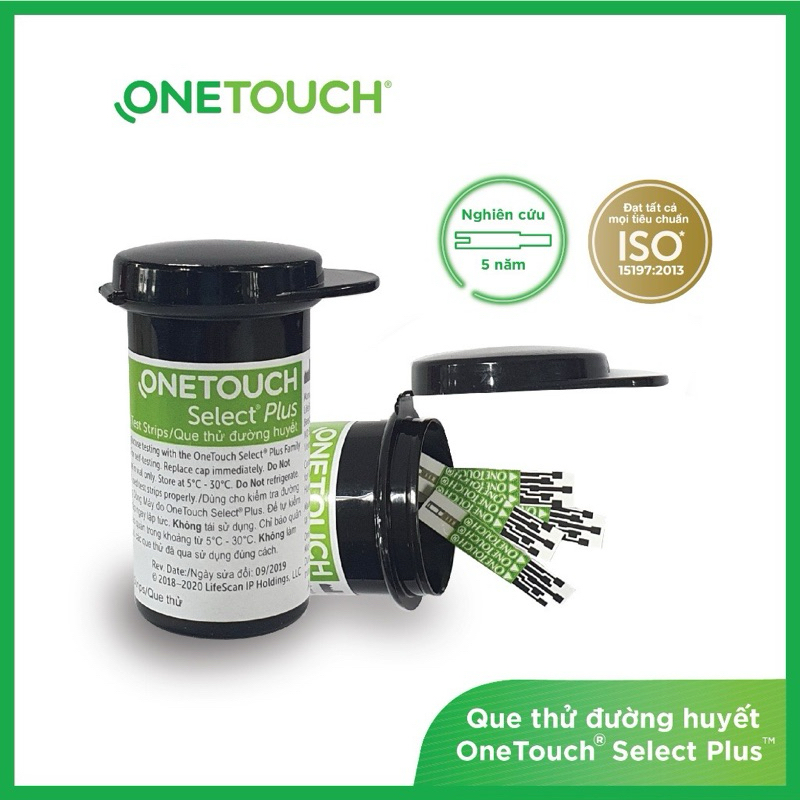 Que Thử Đường Huyết OneTouch Select Plus (25que)