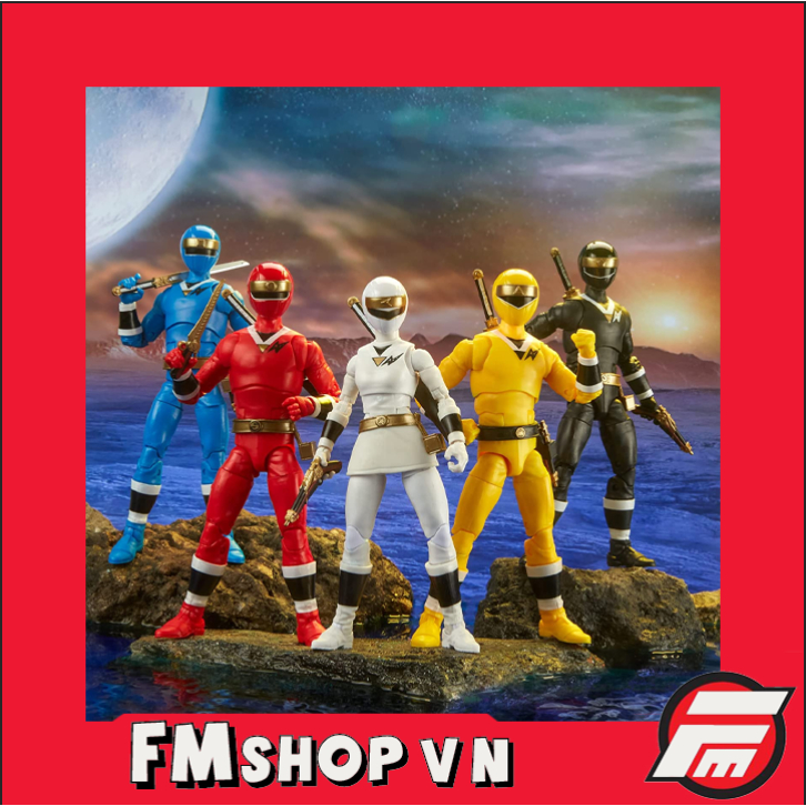 (CÓ SẴN) MÔ HÌNH LIGHTNING COLLECTION POWER RANGER ALIEN RANGER SET OPEN