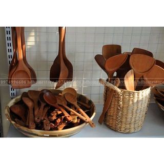 [Dụng cụ nhà bếp hiện đại] - Sạn gỗ xà cừ