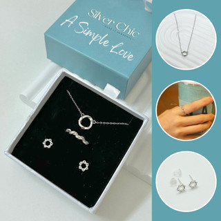  A Simple Love - Set trang sức bạc by SILVER CHIC
