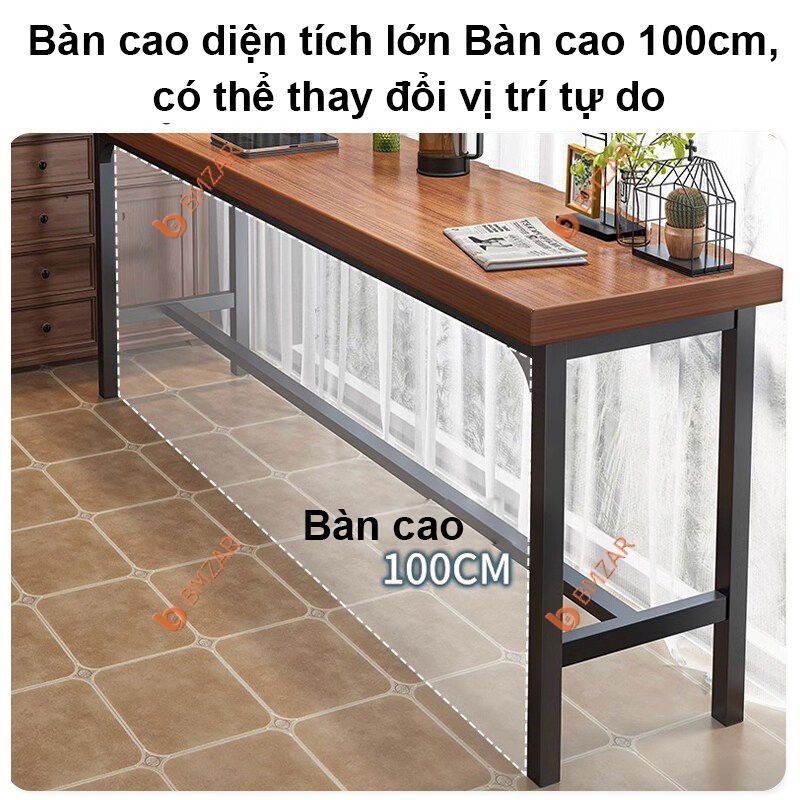 BMZAR Bàn ban công cửa sổ tích hợp bàn nhà bàn dài làm việc bàn cao phòng khách bàn ăn phòng trà | BigBuy360 - bigbuy360.vn