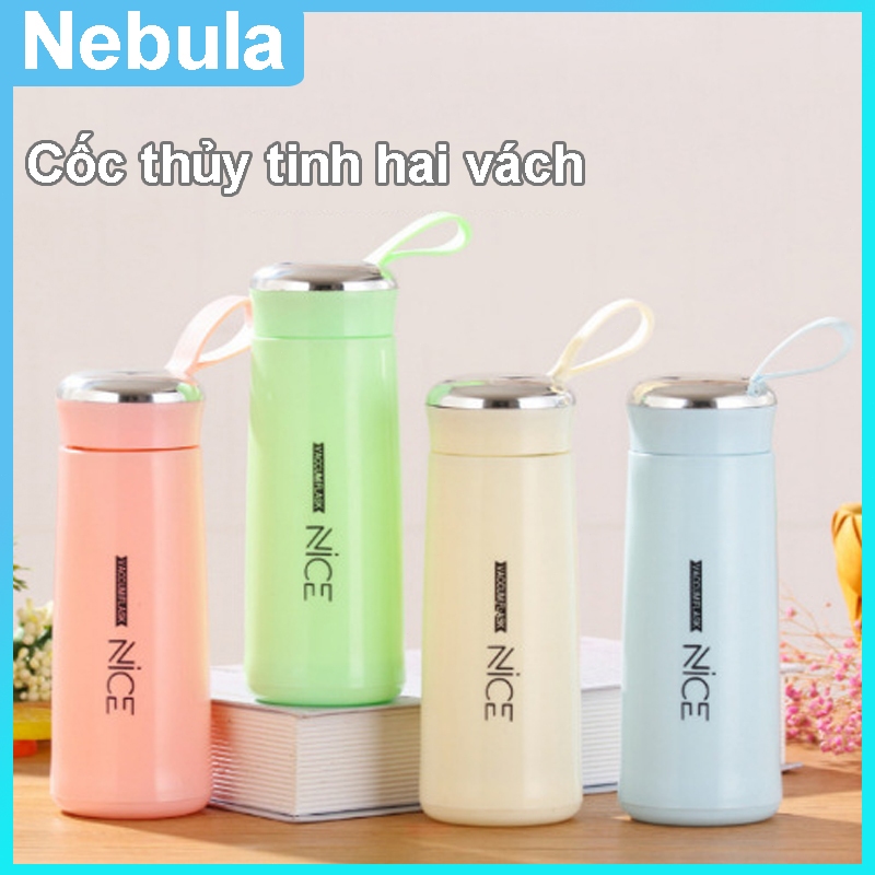 Cốc chịu nhiệt 2 lớp siêu kín và siêu dày chống rò rỉ nước (dùng được cả nóng và lạnh)