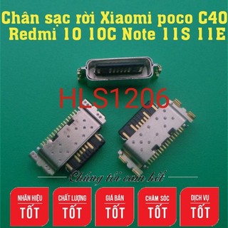 Chân sạc rời xiaomi poco c40 redmi 10c