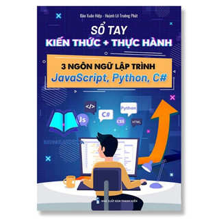 Sách - Sổ tay kiến thức + thực hành 3 ngôn ngữ lập trình JavaScript, Python, C#