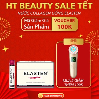 Nước uống đẹp da, chống lão hóa Collagen Elasten  28/7 ống x25ml Hàng chính hãng