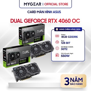 Card màn hình VGA Asus Dual GeForce RTX 4060 OC Edition 8GB GDDR6 - Bảo hành chính hãng 36 tháng