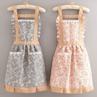 Tạp dề xinh xắn dành cho các mẫu nội trợ, chạy bàn chất liệu cotton cao cấp