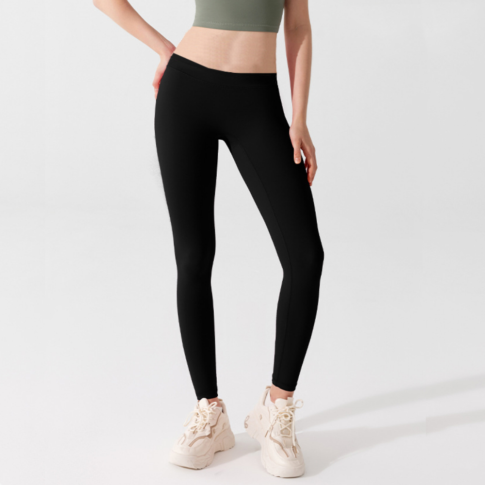 Quần legging dài nữ cạp cao nâng mông có túi sau MADELA, Quần tập gym dài nữ cạp cao thể thao co giãn 4 chiều