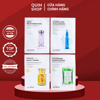  Mặt Nạ Giấy Cấp Ẩm Dưỡng Sáng Làm Dịu Ngừa Lão Hóa Wonjin Effect Concentrated Essence Mask 