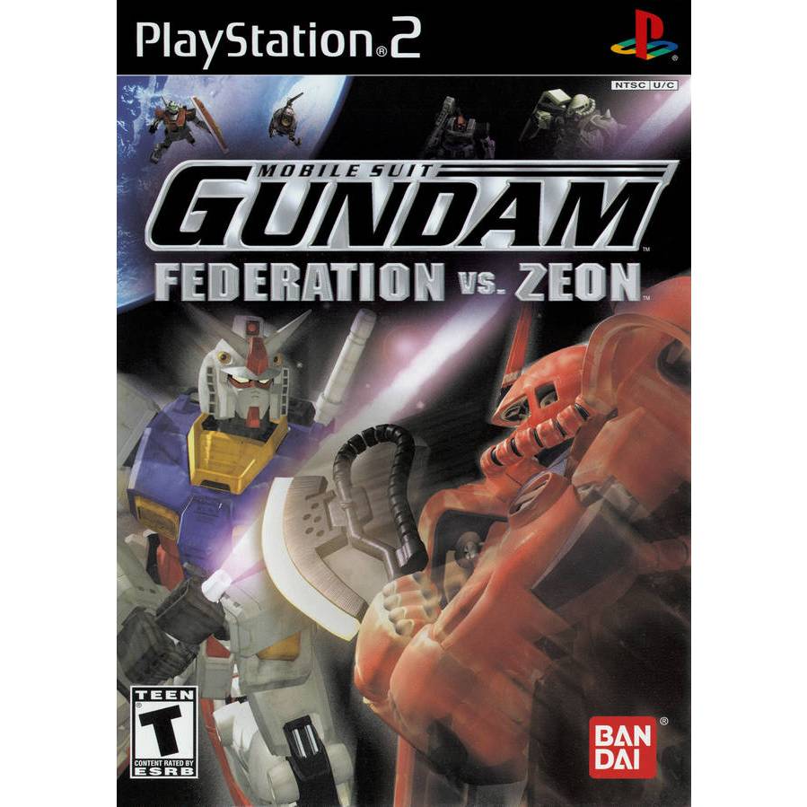 Đĩa game Ps2 Mobile Suit Gundam: Federation vs. Zeon - Ps2 Disc