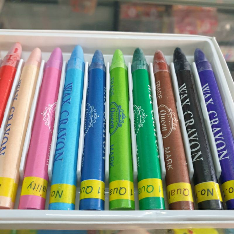 Bút, viết chì tô màu sáp 12 màu PC-012, Queen