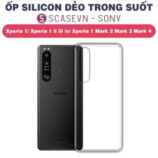  Ốp Silicon Dẻo Trong Suốt Sony Xperia 1 ii iii iv v  Xperia 10 iii  Mark 2 3 4 5  Loại Đẹp  
