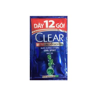 Combo 3 dây dầu gội clear men