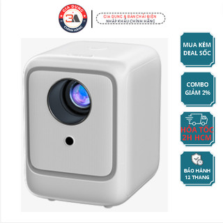 Máy chiếu mini eroc magic pro giải mã full hd 2800 lumens android ios tương thích netflix - bảo hành 12 tháng