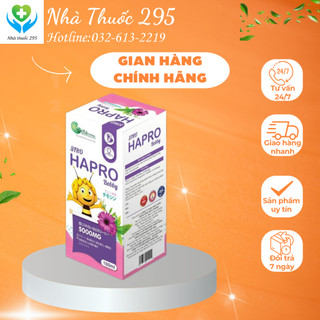 Siro ho cho bé Hapro Bobby, Sản phẩm chiết xuất xuyên tâm liên, hoa cúc tím giúp tiêu đờm, bổ phế, 100ml/ hộp