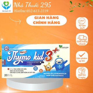 Ống Thymo Kid 3+ DANIPHARM, Sản phẩm tăng sức đề kháng hộp 20 lọ x 10ml