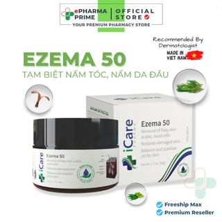 Cao dược liệu icare pharma ezema 50 giảm nấm tóc, nấm da đầu 50g