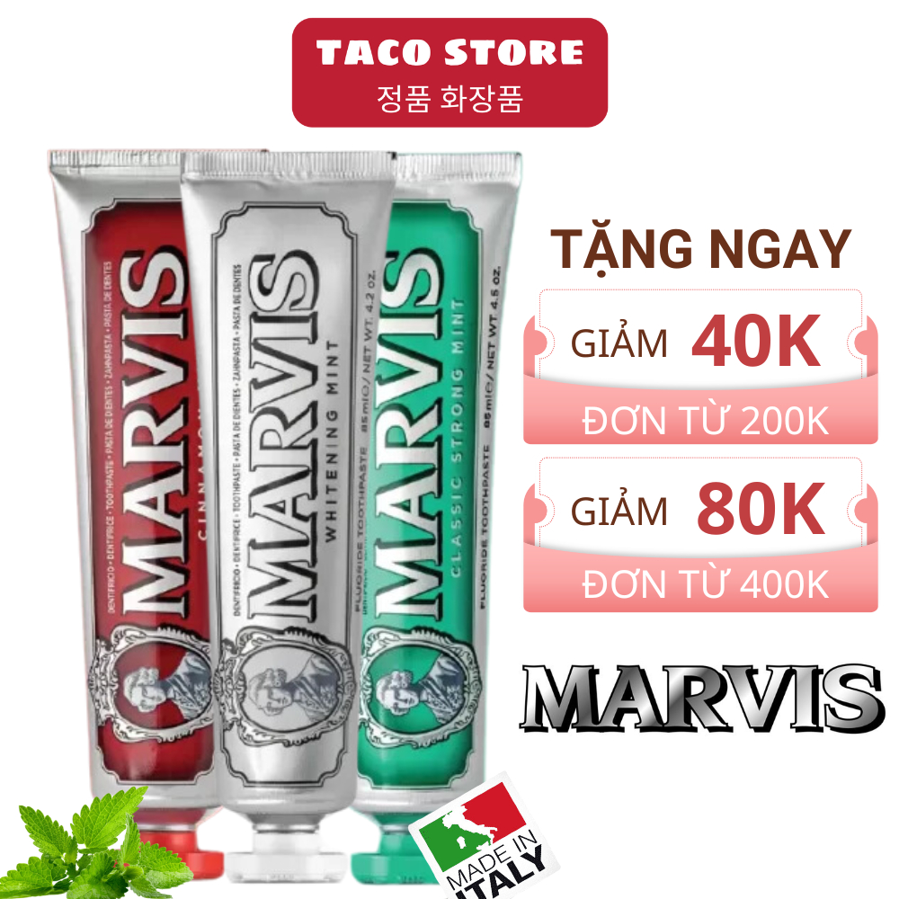 Kem Đánh Răng Marvis 85g 7 Hương Vị Classic