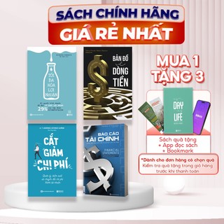 Combo 4 Cuốn Sách Bản Đồ Về Dòng Tiền, Cắt Giảm Chi Phí, Tối Đa Hoá Lợi Nhuận, Báo Cáo Tài Chính - Tài Chính Kinh Doanh