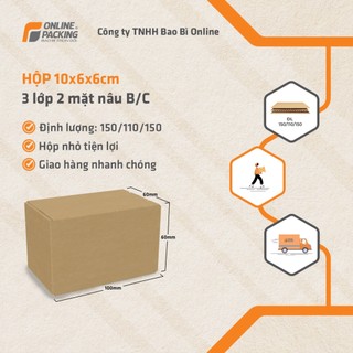 20 hộp đóng hàng nhỏ kích thước 10x6x6