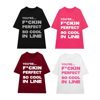 Áo thun cotton unisex - áo phông tay lỡ form rộng in nổi chữ f*ckin