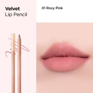 Chì Kẻ Viền Môi Clio Velvet Lip Pencil Kèm Gọt Chì Màu 01 02 03 04