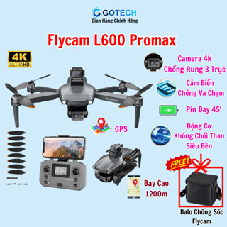 Playcam Mini L600 Pro Max Cảm Biến Tránh Vật Cản, Máy Bay Flycam 4k Camera Chống Rung, Bay Xa 3000m GPS Tự Động Quay Về