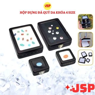 Hộp đựng đá quy da pu có khóa cài chuyên đựng kim cương đa quy hộp đựng đá đính tranh.