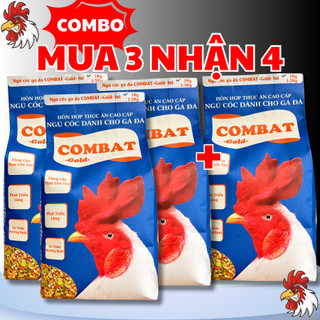 Mua 3kg ngũ cốc gà đá combat gold nhận ngay 4kg ngũ cốc gà đá combat gold