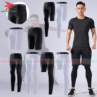  Quần giữ nhiệt pro combat quần legging chân dài và ngắn tập gym bóng đá bóng rổ hàng cao cấp 