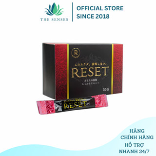  Nước uống men vi sinh Reset Nhật Bản thanh lọc cơ thể   Hộp 30 gói   - The Senses 