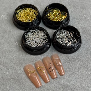 Phụ kiện thanh cong móc đính nail