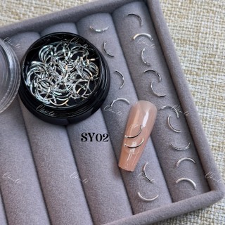 Phụ kiện thanh cong móc đính nail